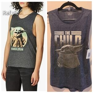 New STAR WARS The Child Women's Muscle Tank Size xs